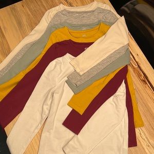 6 pack Perfect condition long sleeve H&M t-shirts 6X/7